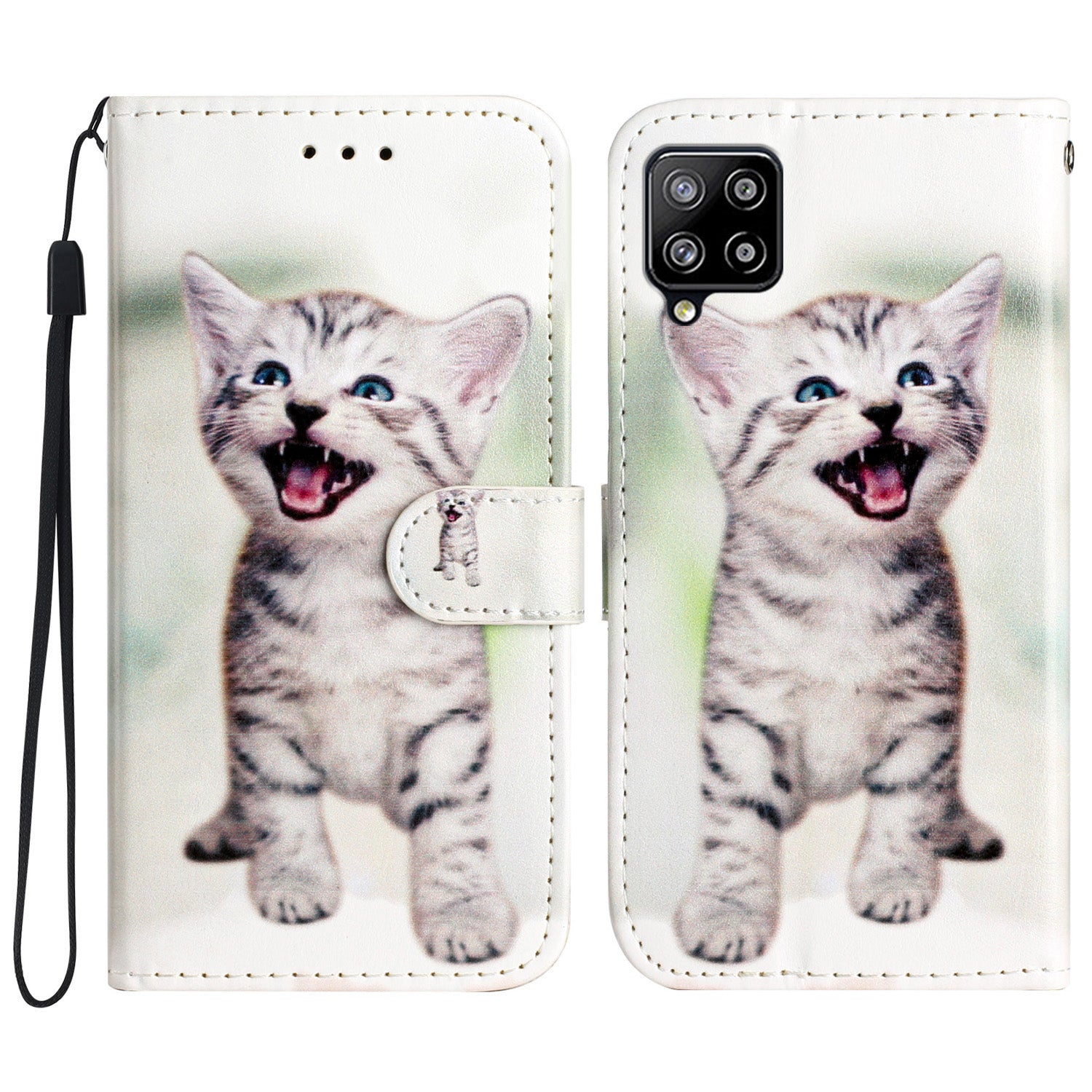 Pattern Printing Phone Case for Samsung Galaxy A22 4G (EU Version) Leather Folding Stand Wallet Cover Pattern Printing Phone Case for Samsung Galaxy A22 4G (EU Version) Leather Folding Stand Wallet Cover